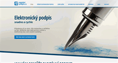 Desktop Screenshot of digitalni-podpis.cz